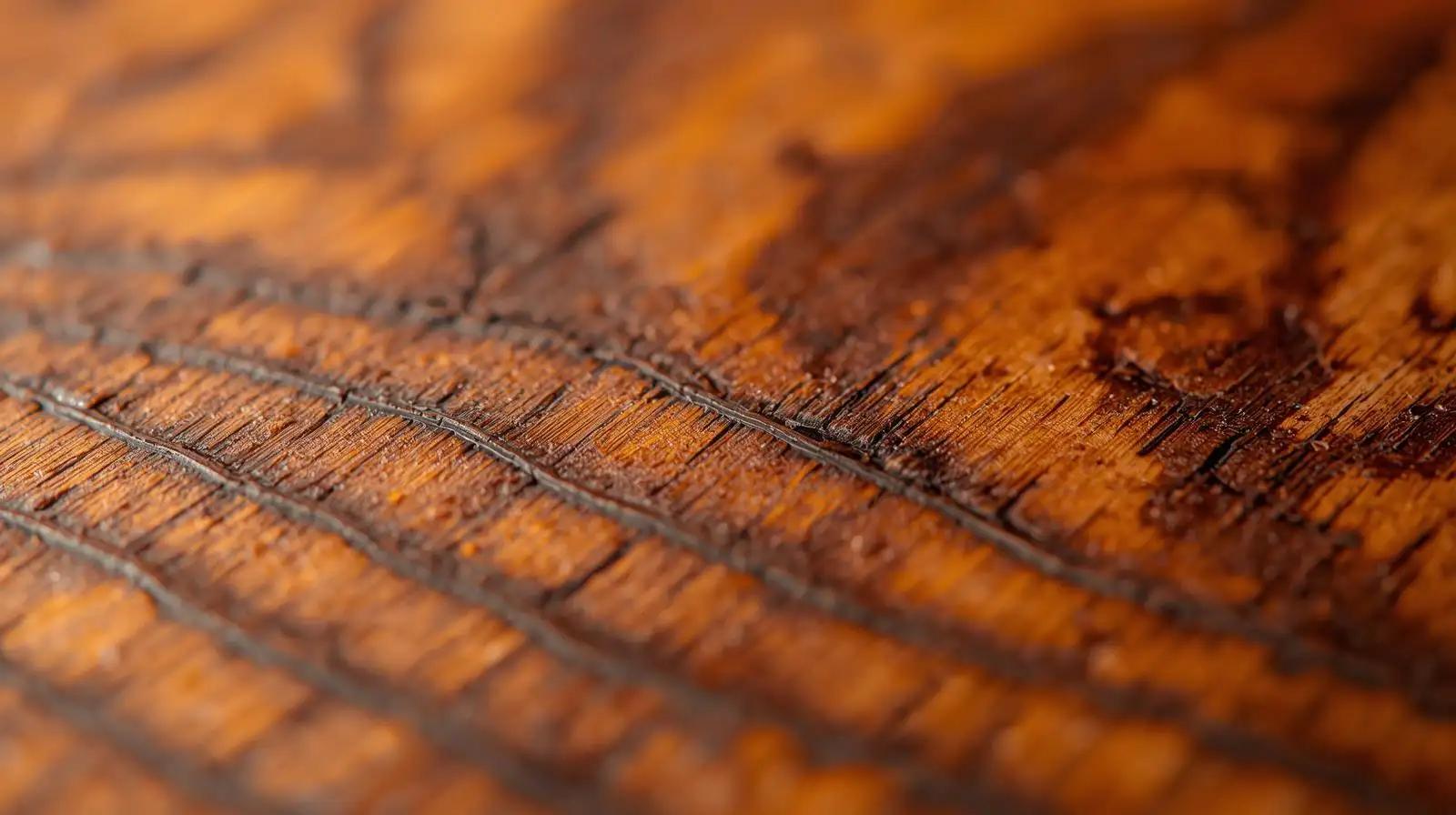 Sheesham (Dalbergia sissoo) hardwood grain